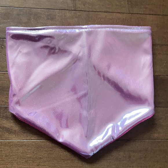 Pink shiny ski neck warmer - Picture 2 of 3